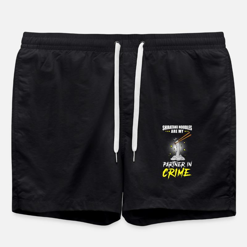 Shiritaki Noodles - Swim Trunks - black