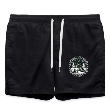 Camper Camp d’hiver Tente Camping - Short de bain - noir - Devant - AI Model Male 185 light (185cm)