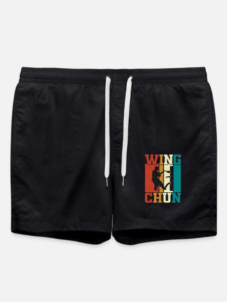 Wing Chun - Swim Trunks - black