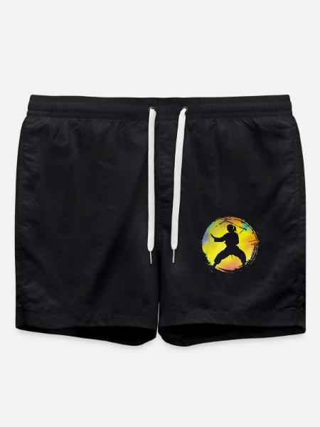 Wing Chun - Swim Trunks - black