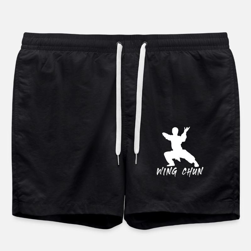 Wing Chun - Badeshorts - Schwarz