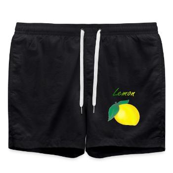 Lemon - Swim Trunks - black - Front - AI Model Male 185 light (185cm)