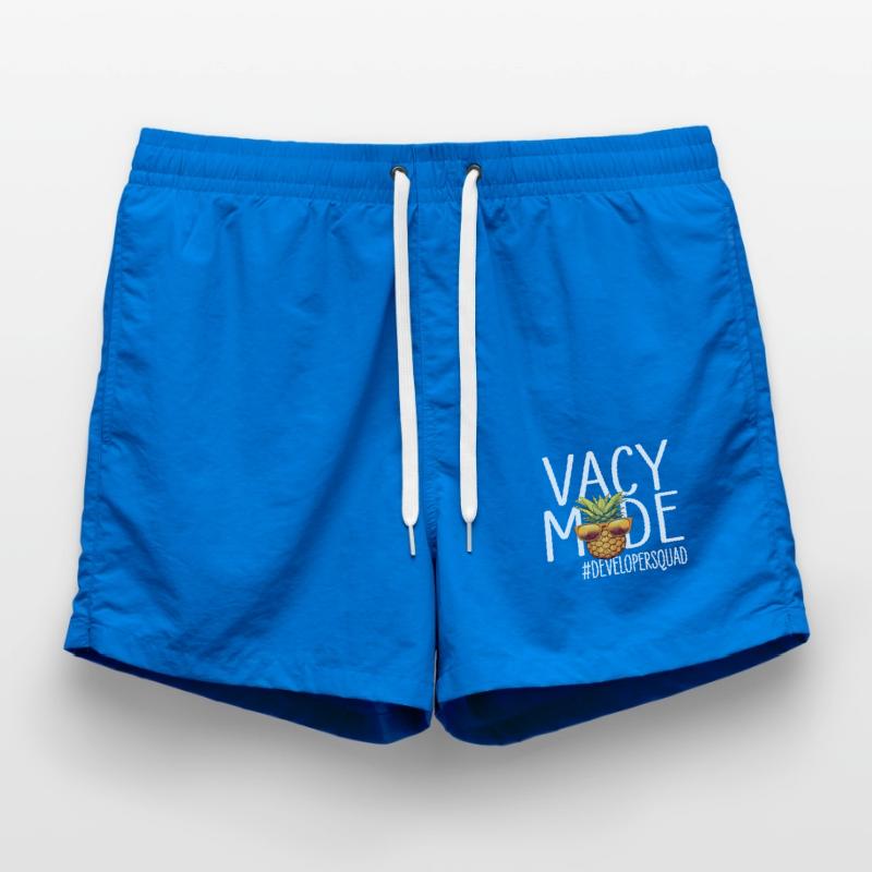 Developer Vacation Vacy Mode Developersquad Swim Trunks
