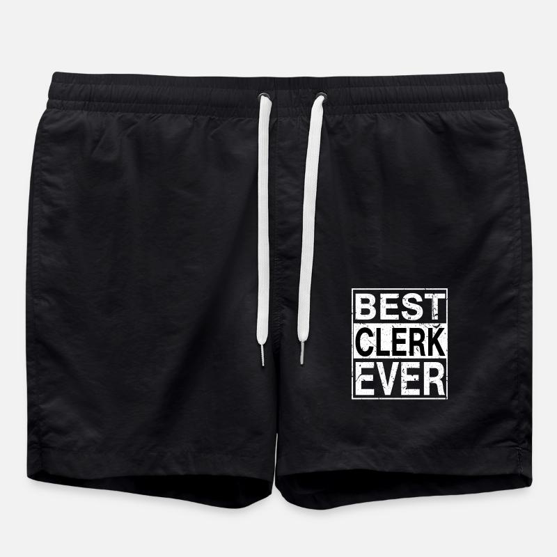 Meilleur commis jamais commis cadeau - Short de bain - noir