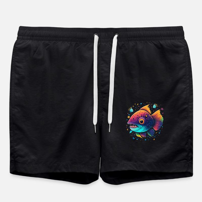 Skalar - Badeshorts - Schwarz