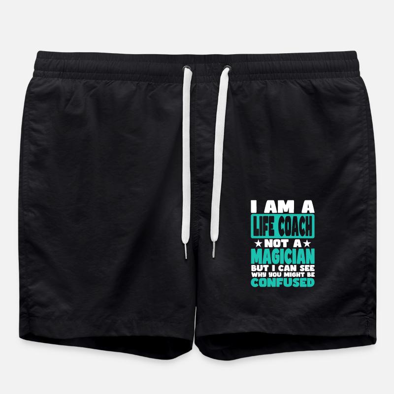 Life Coach - Swim Trunks - black