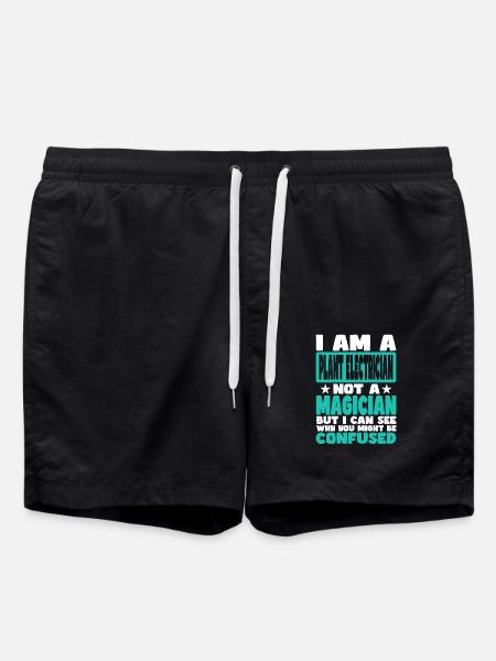 Plant Electrician - Swim Trunks - black