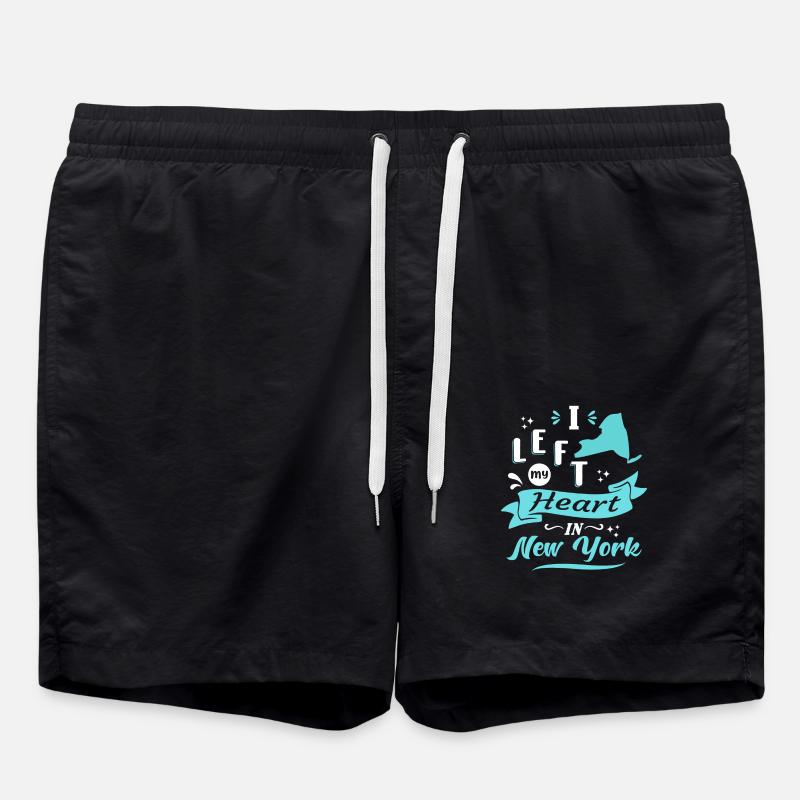New York Souvenir Amour - Short de bain - noir