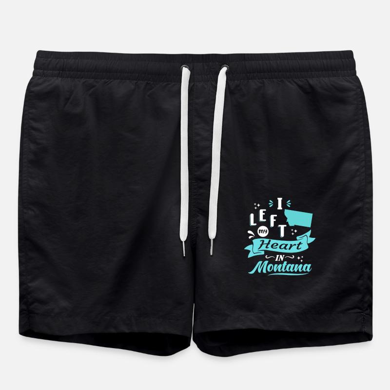 Montana Souvenir Amour - Short de bain - noir