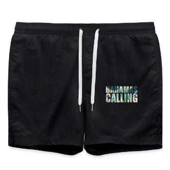 Bahamas Souvenir Vacances Bahamas Calling - Short de bain - noir - Devant - AI Model Male 185 light (185cm)
