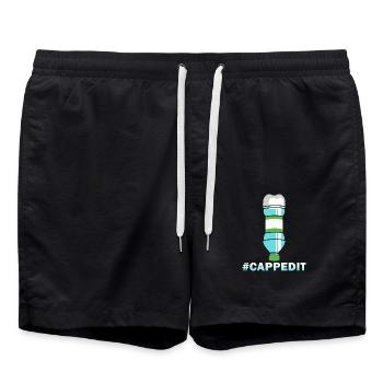 Bouteille Flip #Cappedit - Short de bain - noir - Devant - AI Model Male 185 light (185cm)