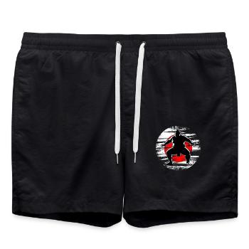 Sumo - Short de bain - noir - Devant - AI Model Male 185 light (185cm)