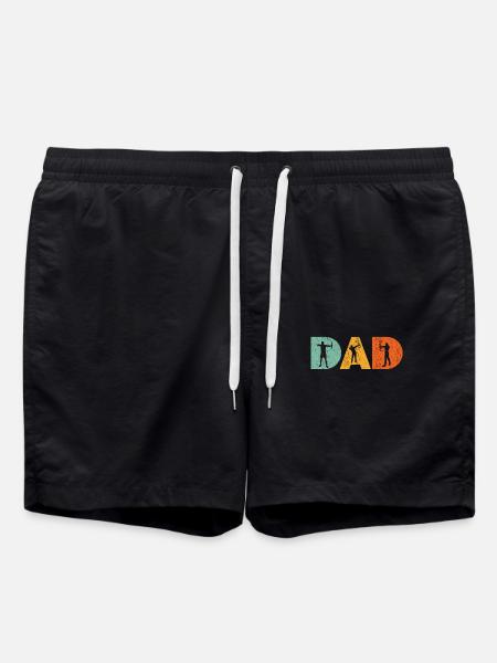 Archery Dad - Just like you - Swim Trunks - black