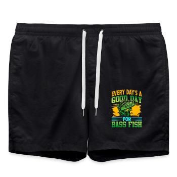 Chaque jour est un bon jour pour le bar - Short de bain - noir - Devant - AI Model Male 185 light (185cm)