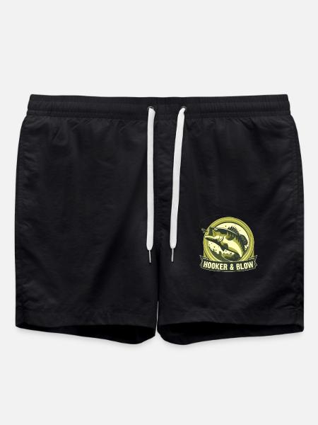 Hookers and Blow - Swim Trunks - black