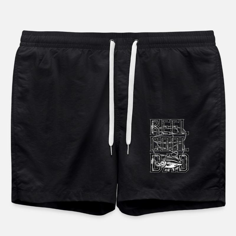 Reel Cool Dad - Swim Trunks - black