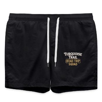 Turquoise Trail Road Trip Squad pour les aventuriers - Short de bain - noir - Devant - AI Model Male 185 light (185cm)