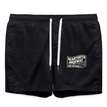 Beartooth Highway Road Trip Squad Aventure - Short de bain - noir - Devant - AI Model Male 185 light (185cm)