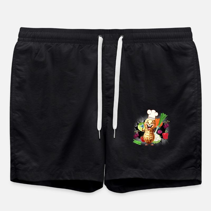 Cuisinier Cuisiniers Légumes Cuisine - Short de bain - noir