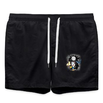 Maritime Cat Cats Enfants Enfant Bateau Marin - Short de bain - noir - Devant - AI Model Male 185 light (185cm)