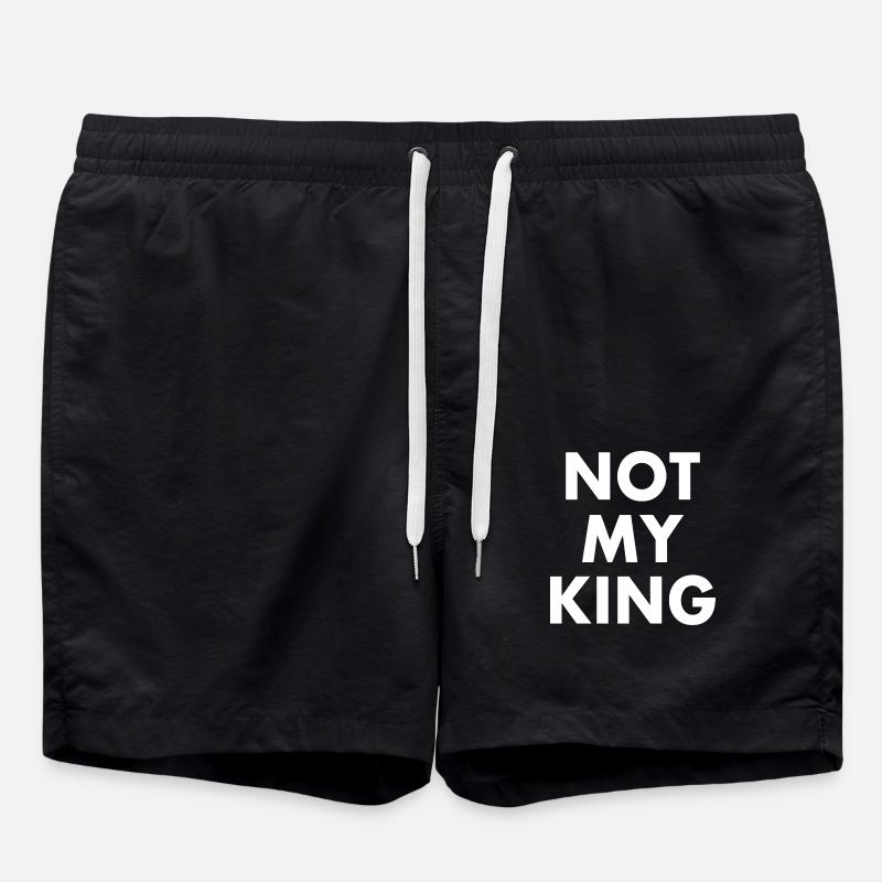 Not my king - Short de bain - noir