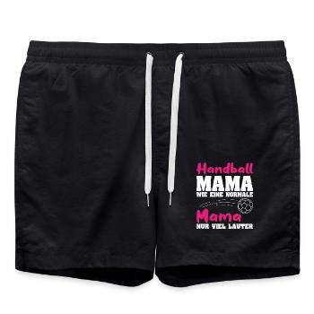 Handball Mom - Swim Trunks - black - Front - AI Model Male 185 light (185cm)