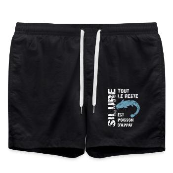 Pêche au silure Tout le reste est poisson d'appât - Short de bain - noir - Devant - AI Model Male 185 light (185cm)