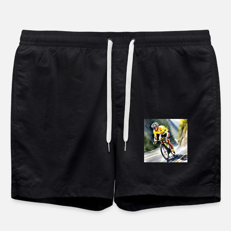 Jenseits des Pelotons - Badeshorts - Schwarz