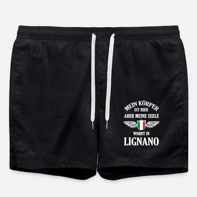 Lignano-Liebe – Endlose Strände und Meerträume - Badeshorts - Schwarz
