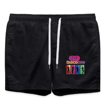 Disco Love Dance - Short de bain - noir - Devant - AI Model Male 185 light (185cm)
