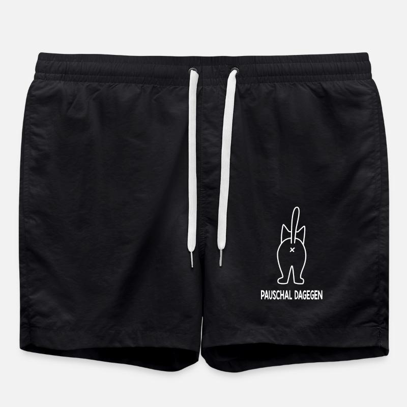 Flat rate - Swim Trunks - black