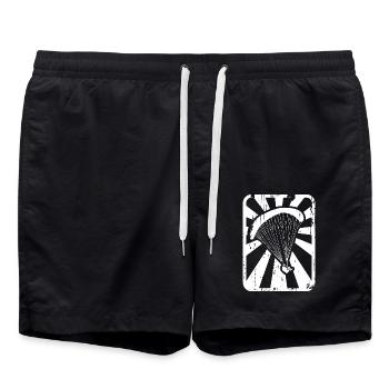 Parapente - Short de bain - noir - Devant - AI Model Male 185 light (185cm)