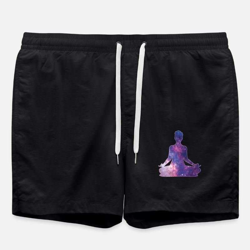 Yoga Meditation Univers - Short de bain - noir