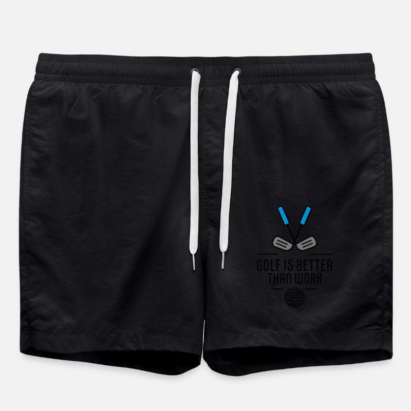 Golf - Badeshorts - Schwarz