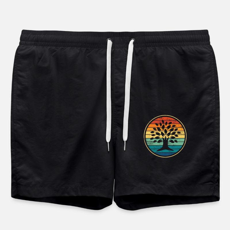 Arbre - Short de bain - noir