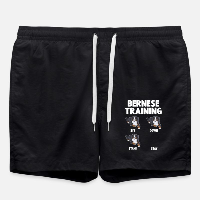 Bouvier Bernois Training Chien - Short de bain - noir