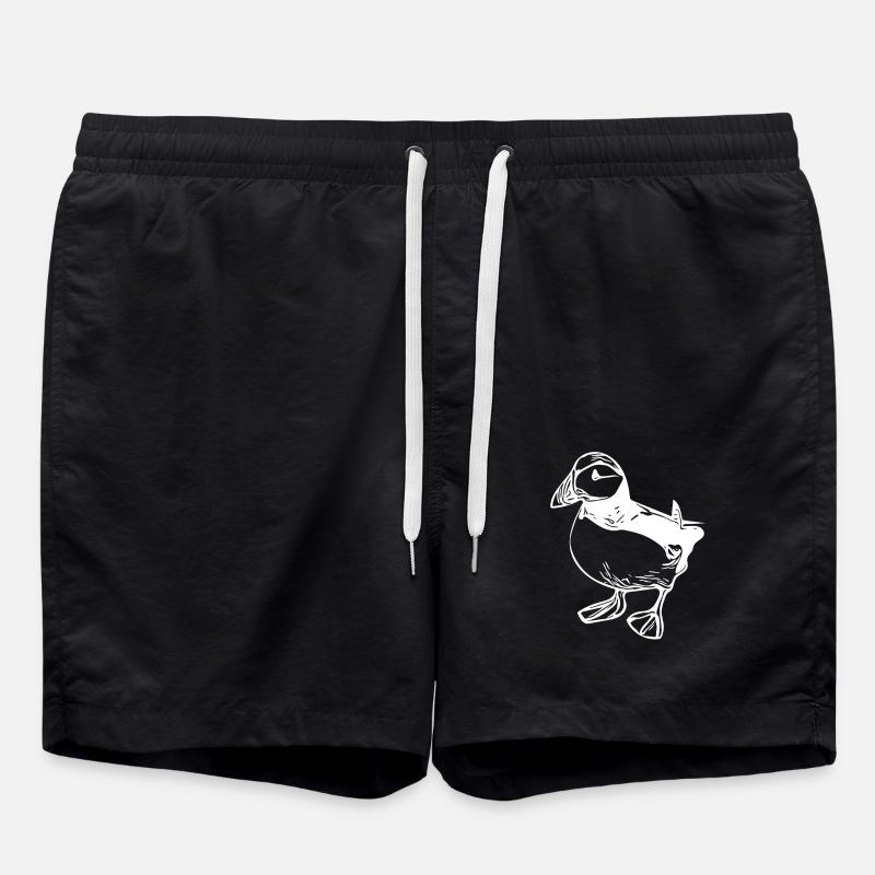 Macareux millésimés - Short de bain - noir