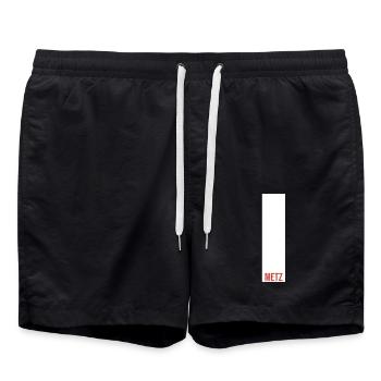 Souvenir Metz France Metz Geburtstagsgeschenk - Badeshorts - Schwarz - Vorne - AI Model Male 185 light (185cm)