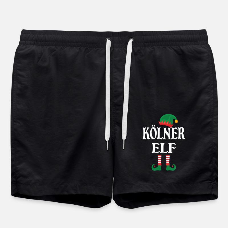 Kölner Elf - Badeshorts - Schwarz