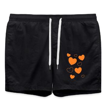 Muttertags Geschenk Mutter Muttertag Geschenkidee  - Badeshorts - Schwarz - Vorne - AI Model Male 185 light (185cm)