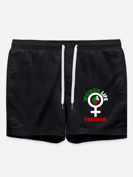 Women life freedom - Badeshorts - Schwarz