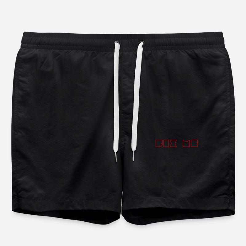 reparier mich - Badeshorts - Schwarz