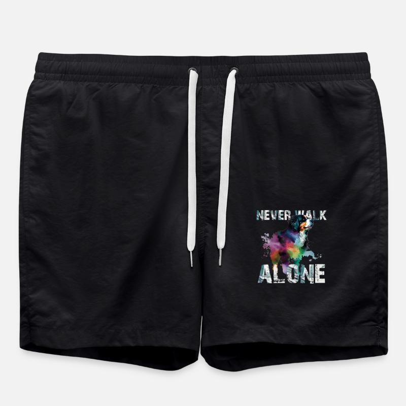 Berner Sennenhund - Badeshorts - Schwarz