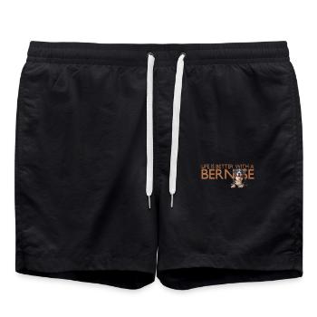 Bouvier bernois - Short de bain - noir - Devant - AI Model Male 185 light (185cm)