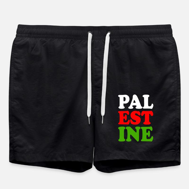 Palestine - Swim Trunks - black