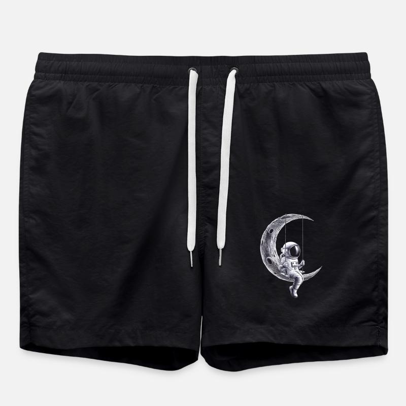 Moon Swing Astronaut Adventure - Swim Trunks - black