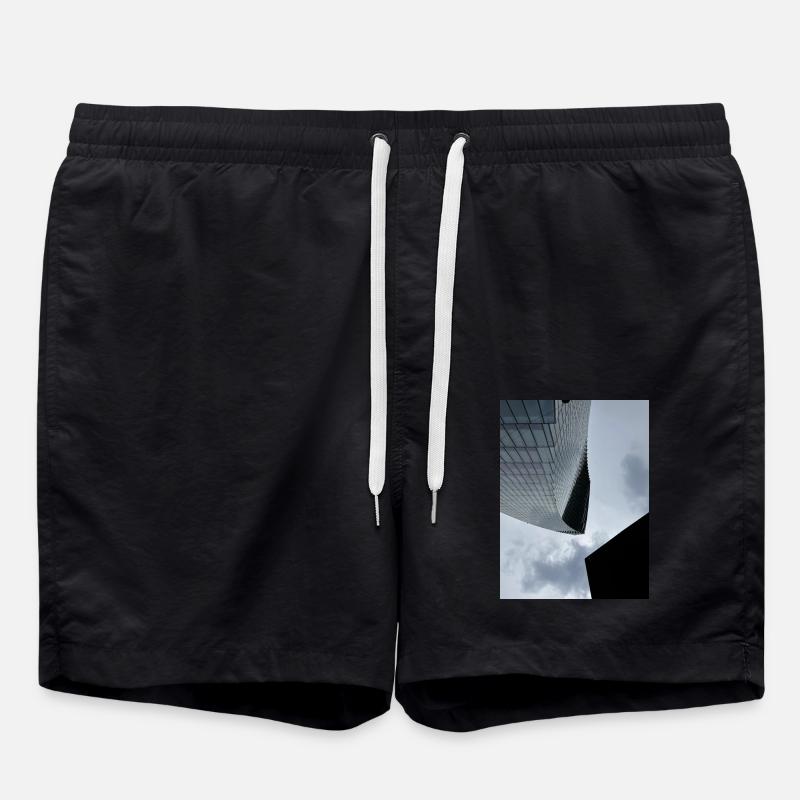 Skyscraper - Badeshorts - Schwarz