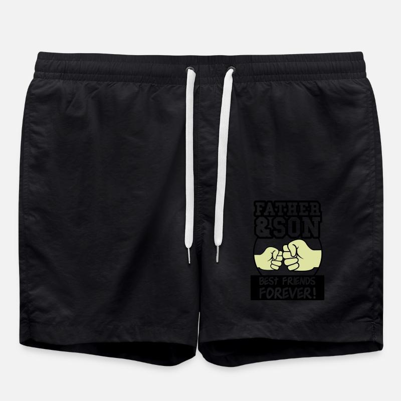 Père et fils 002 - Short de bain - noir