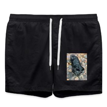 Havaneser forever - Badeshorts - Schwarz - Vorne - AI Model Male 185 light (185cm)