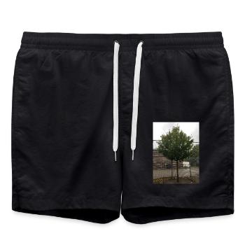 Un arbre - Short de bain - noir - Devant - AI Model Male 185 light (185cm)
